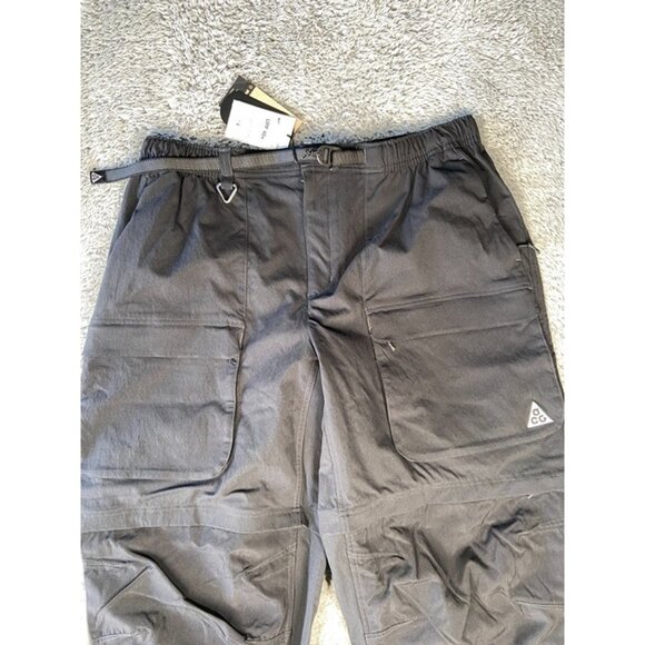 Nike ACG Smith Summit Zip Cargo Pants Size XL Men Black White HV0591-010 - Picture 6 of 10